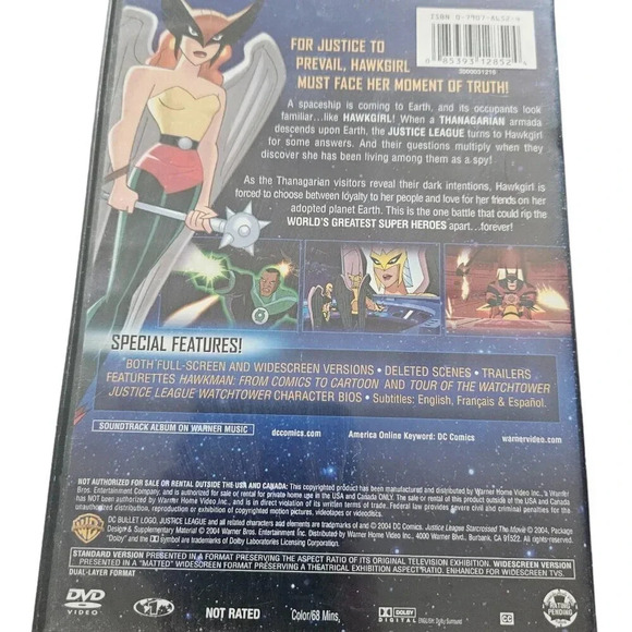 Justice League Starcrossed the Movie Blue Ray -USED - Picture 2 of 5
